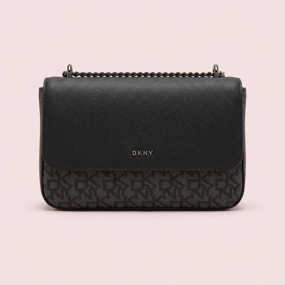 NWT DKNY Black and Gray Shoulder Bag